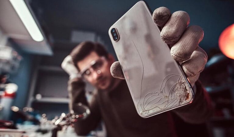 Celular dañado