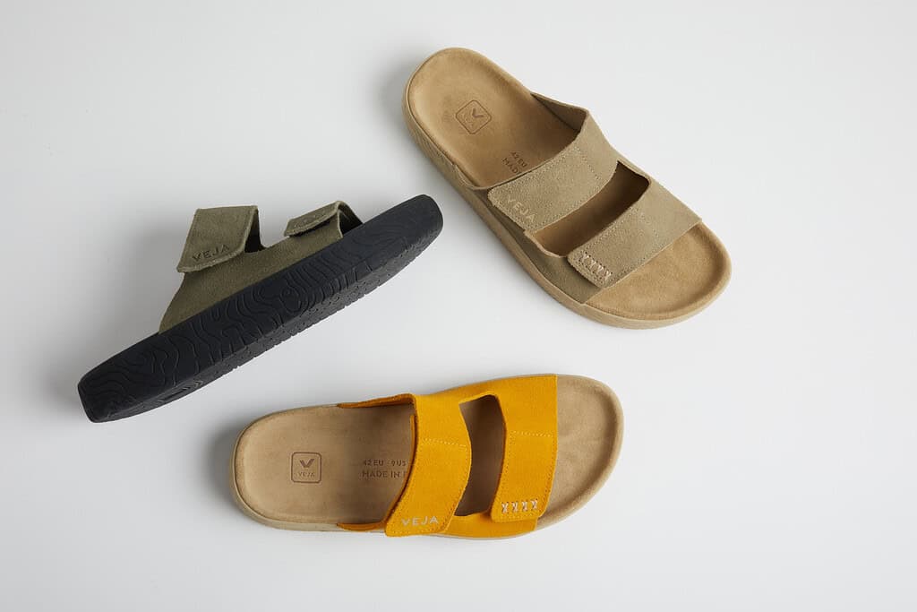 Estas son las nuevas sandalias que lanzará Veja. Foto: cortesía Veja. 