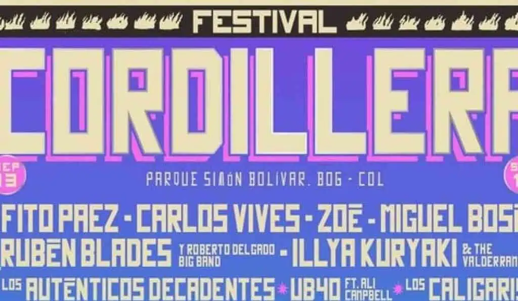 Festival Cordillera 2025: Confirmados los artistas y precio de boletería para el evento Festival Cordillera 2025