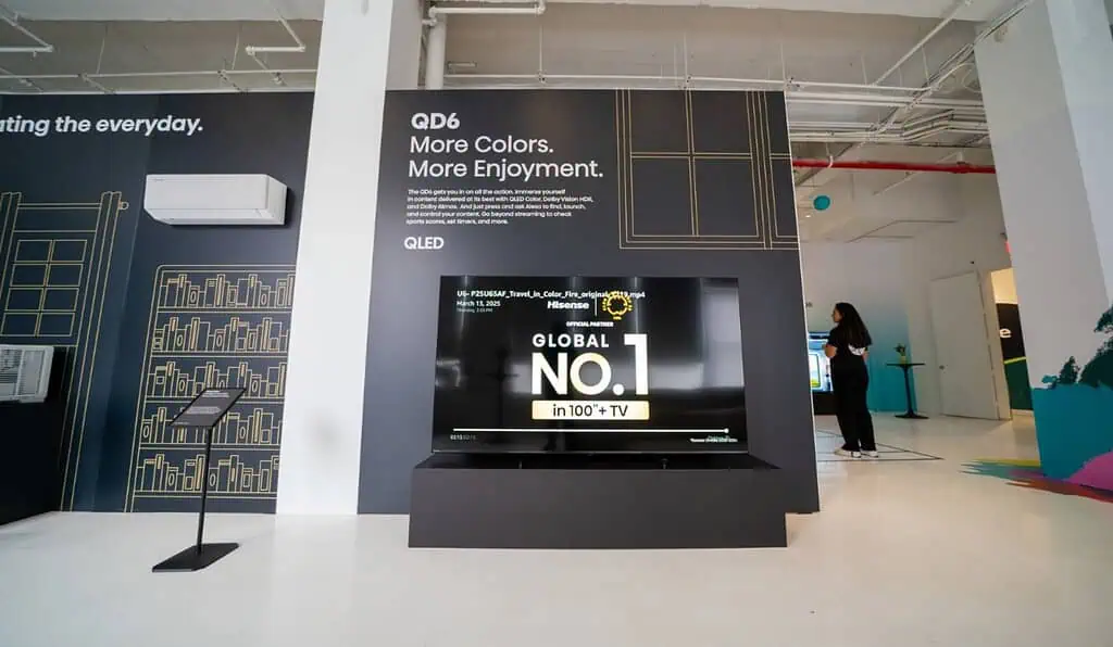 Hisense logró aumentar sus ventas en Colombia en un 63 % durante el primer trimestre del año Televisor Hisense.