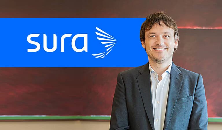Juan Pablo Loureiro De Rada, designado como presidente de Seguros Sura Uruguay. Crédito: Suramericana