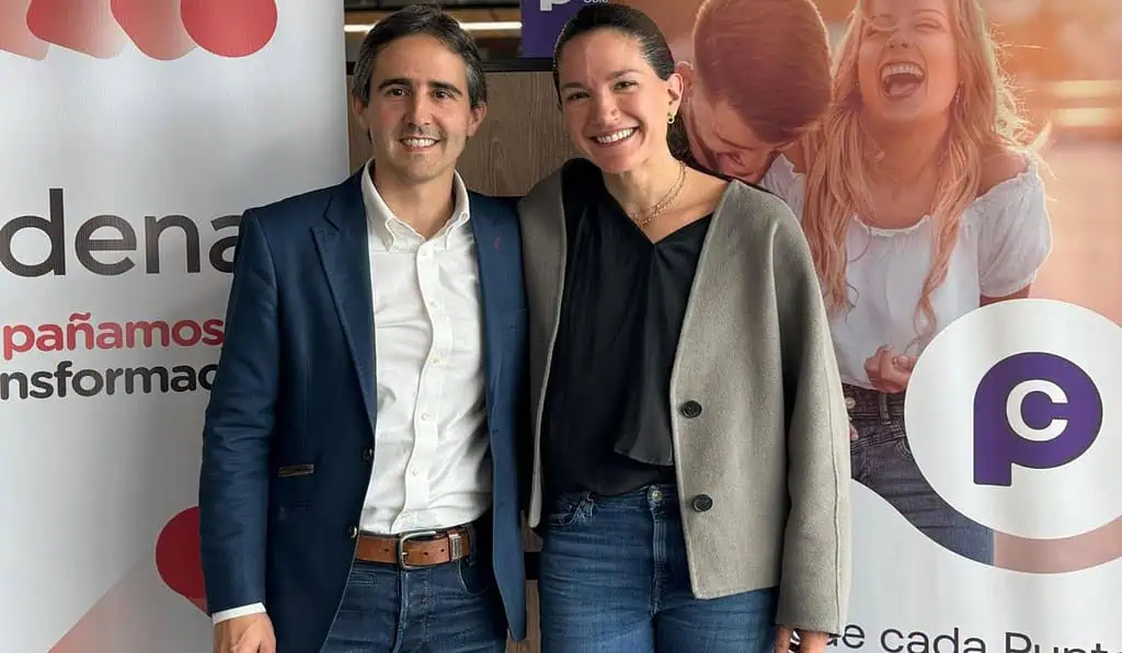 Puntos Colombia y Grupo Cadena fomentan el bienestar y motivación de los trabajadores por medio de una alianza Manuel del Corral y Mariana Botero