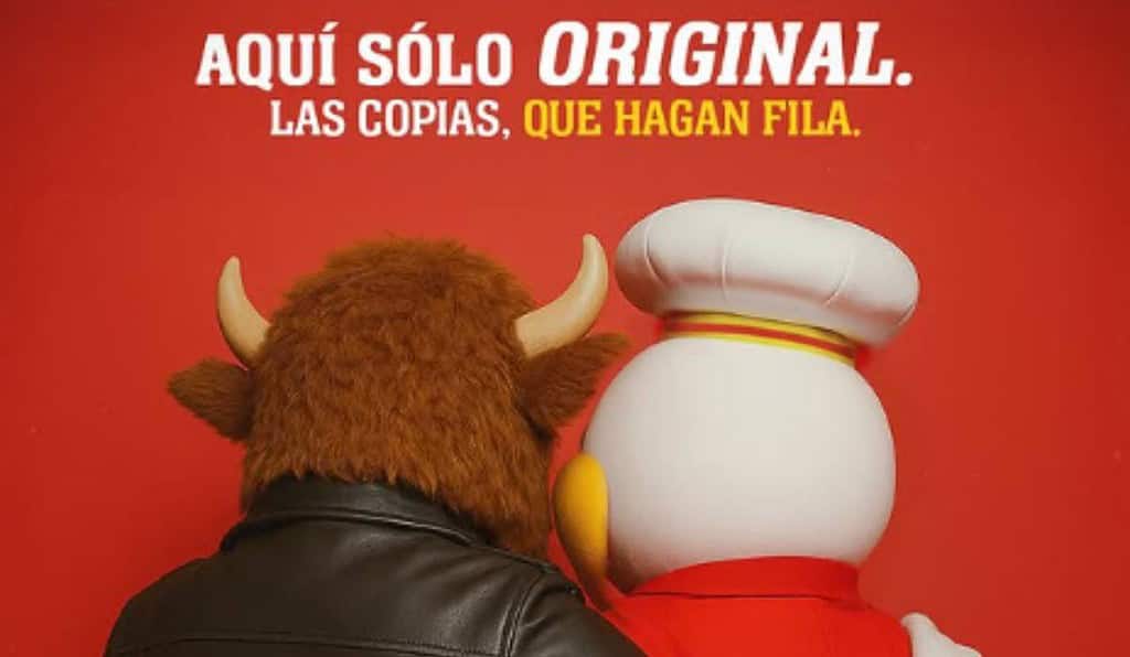 Mensaje de Buffalo Wings en apoyo a Frisby