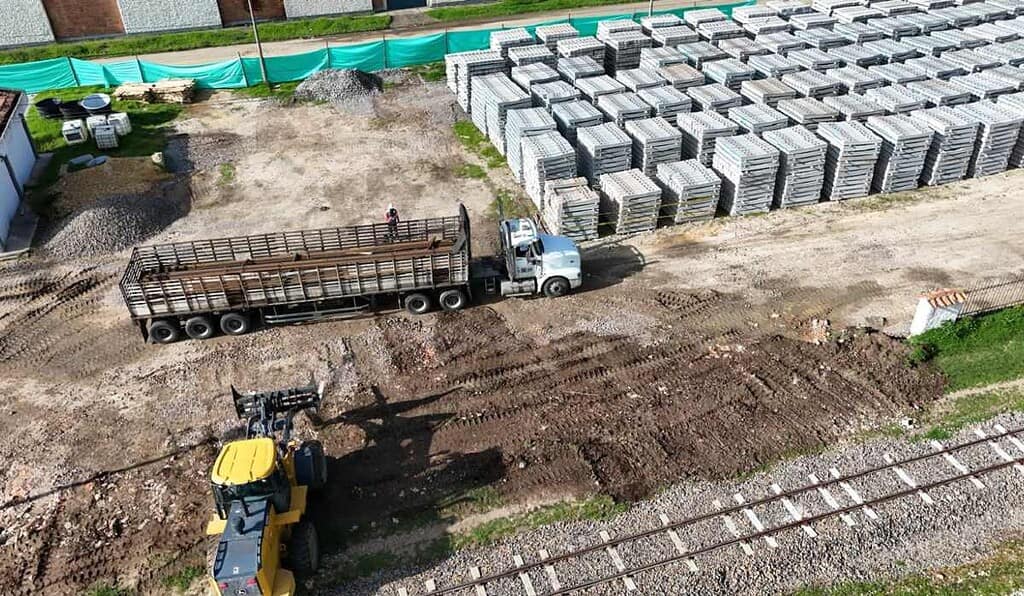 Obras de importante corredor férreo que conecta con Bogotá