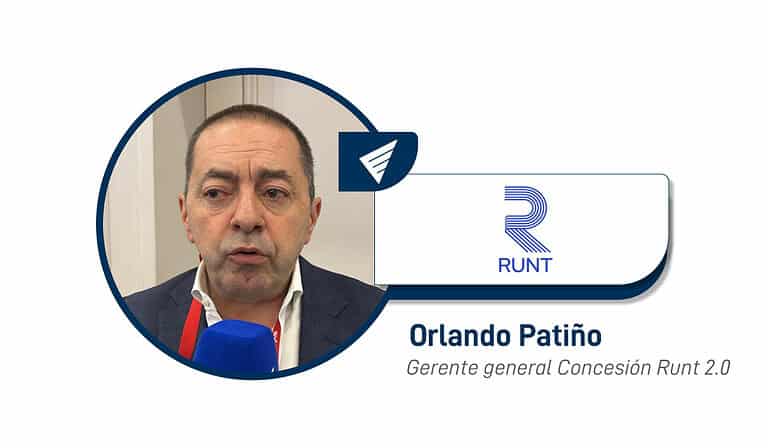 Orlando Patiño, gerente del Runt en Colombia