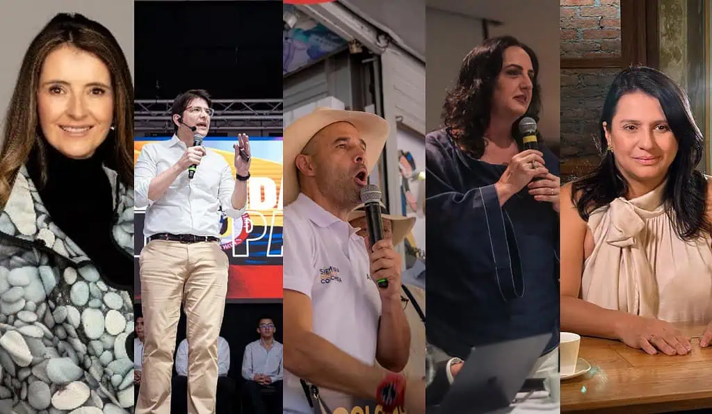 Precandidatos del Centro Democrático destapan sus propuestas en primer debate presidencial Precandidatos del Centro Democrático (1)