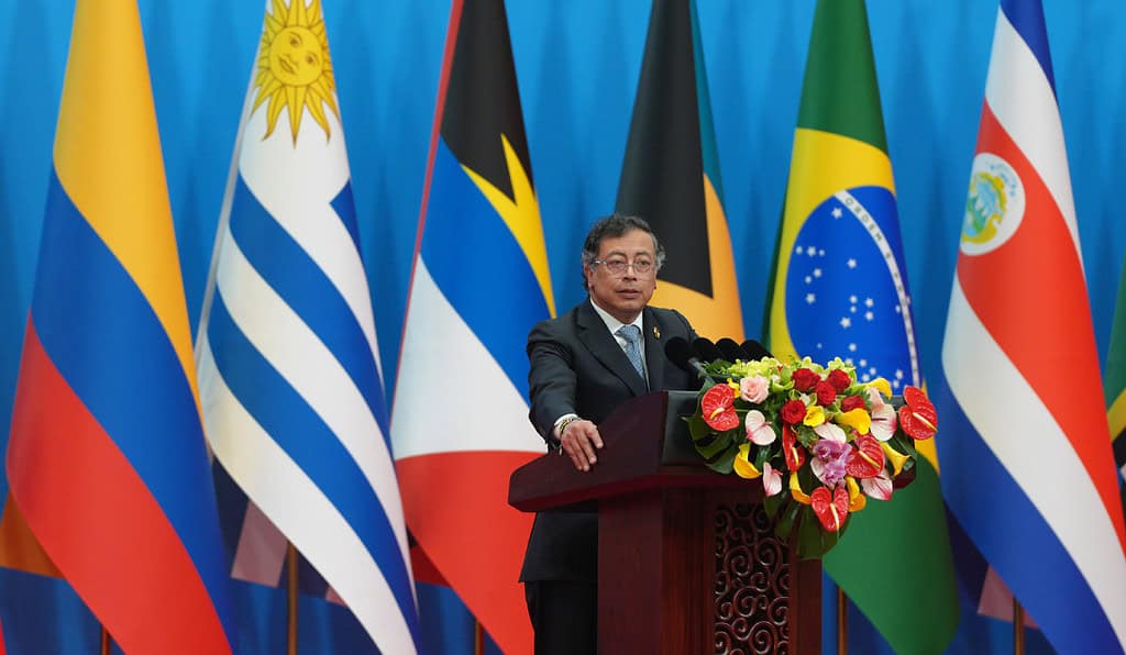 Presidente Gustavo Petro en la cumbre de la Celac
