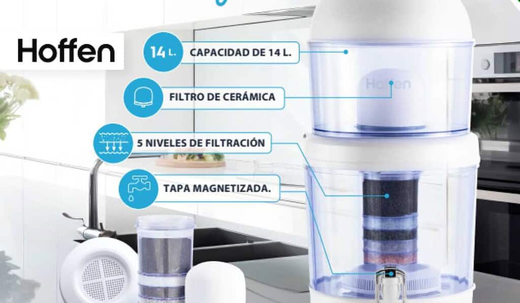 Purificador de agua que vende Tiendas ARA