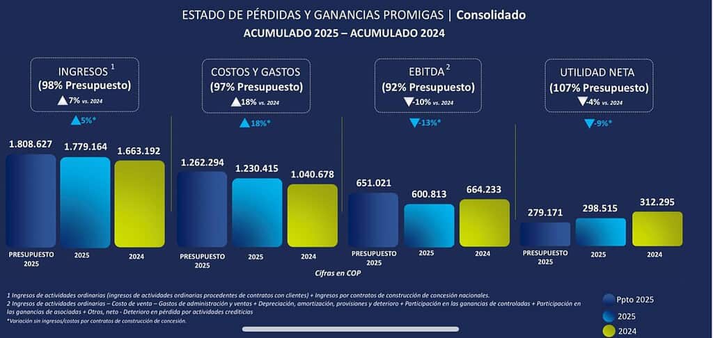 Reporte financiero Promigas 