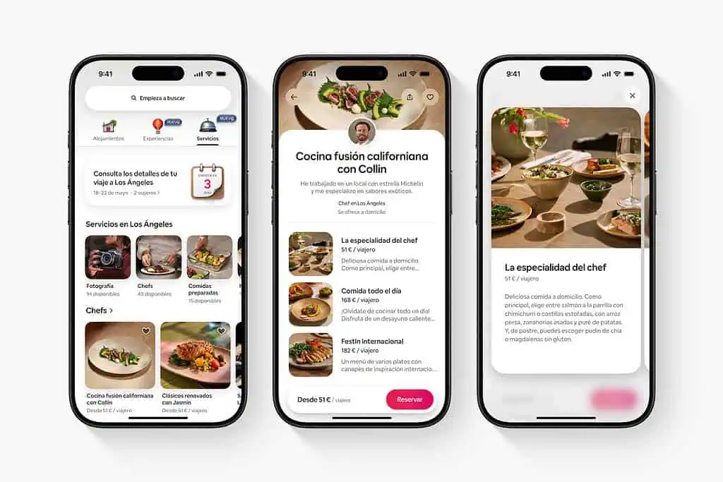 Airbnb lanzó nuevos servicios: Ahora se podrán adquirir masajes y hacer planes con celebridades Nuevos servicios de Airbnb. Foto: cortesía Airbnb.