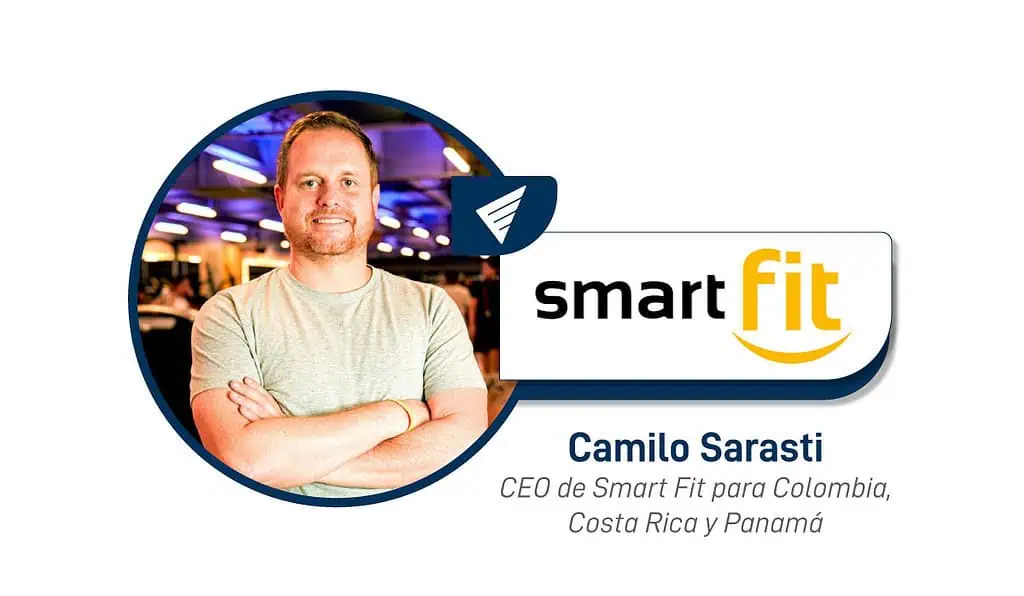 Entrevista | Smart Fit alista expansión a otro continente: planes para seguir liderando el sector Camilo Sarasti, CEO de Smart Fit para Colombia, Costa Rica y Panamá
