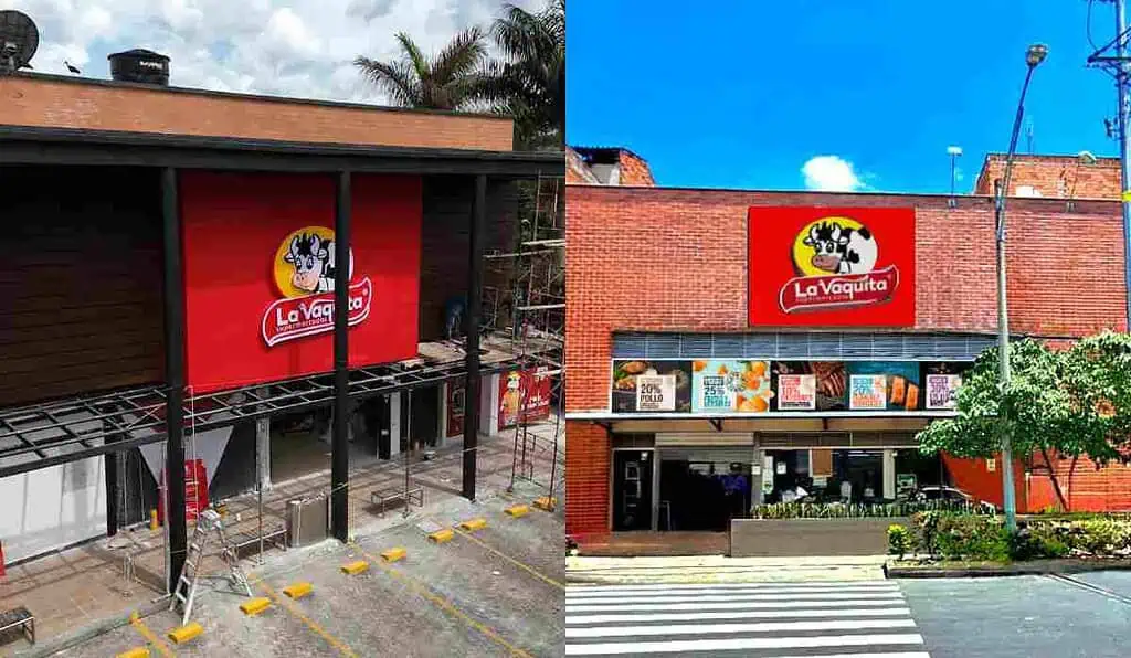 El detrás de la historia empresarial de La Vaquita y Supermú: ¿Por qué se dan los cambios? Supermercados la Vaquita y Supervaquita La 33