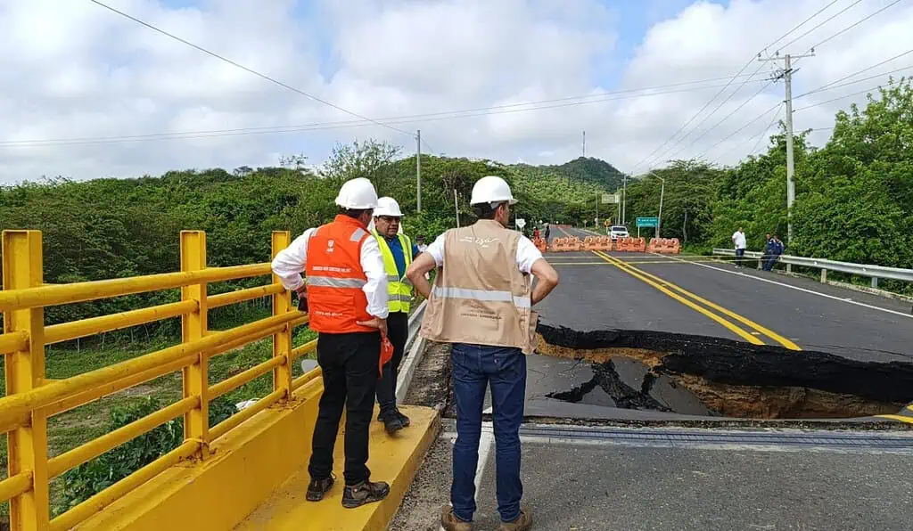 Gobierno revela posible fecha de reapertura de vía Cartagena - Barranquilla tras colapso de puente Vía al mar presenta cierre desde la madrugada del 8 de mayo.