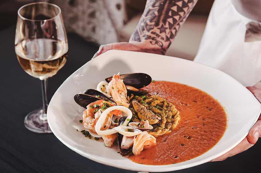 El menú cuenta con una variedad de platos italianos. Foto: cortesía Marriot Bogotá. 