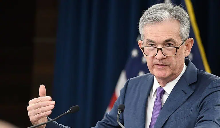 Jerome Powell, presidente de la FED
