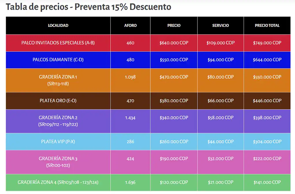 Christian Nodal vuelve a Colombia: Habrá boletas por menos de $200.000 Precios de las boletas con descuento. Foto: tomada de Taquilla Live.