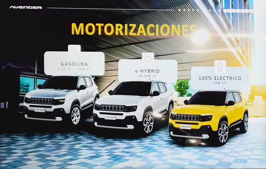 Versiones de la Jeep Avenger