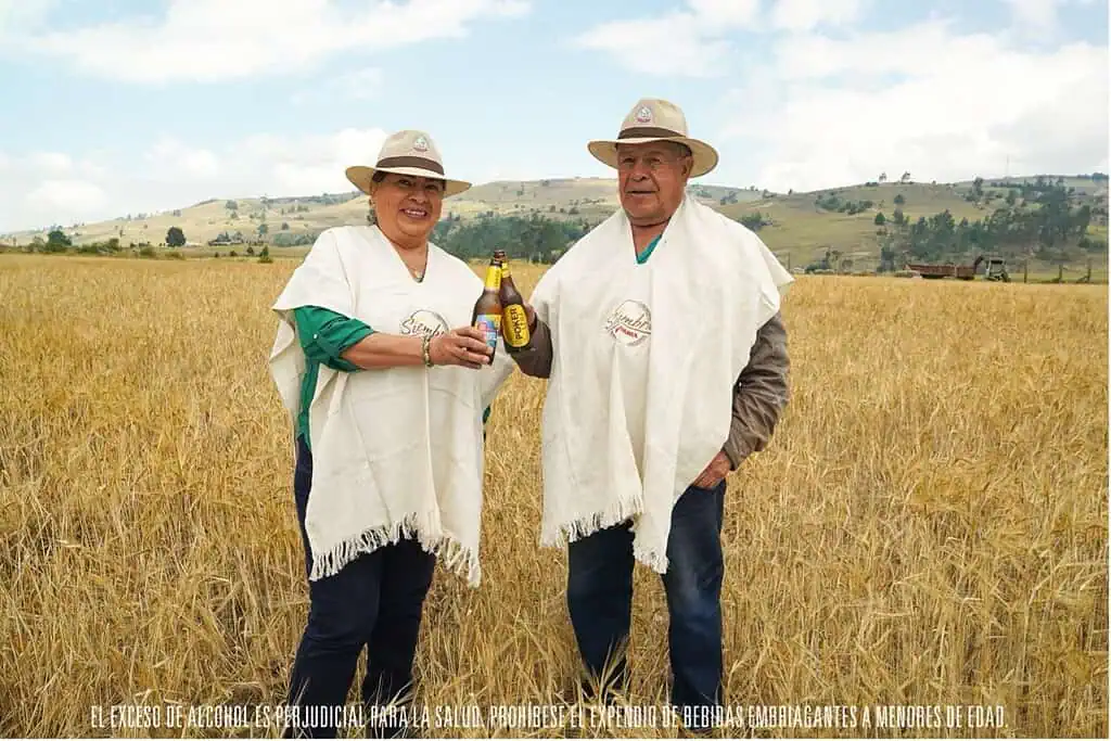 AGRICULTORES PROGRAMA SIEMBRA BAVARIA El programa incluye capacitaciones técnicas. Foto: Bavaria.