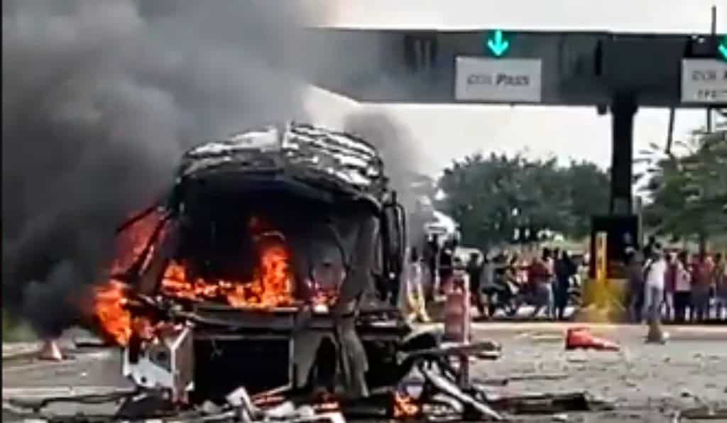 Atentado en peaje Villa Rica, en Cauca