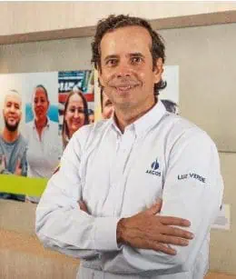 Cementos Argos anuncia para Antioquia y zona noroccidente del país saco soluble; beneficios para constructores David Jaramillo, gerente de la zona noroccidente de Cementos Argos.