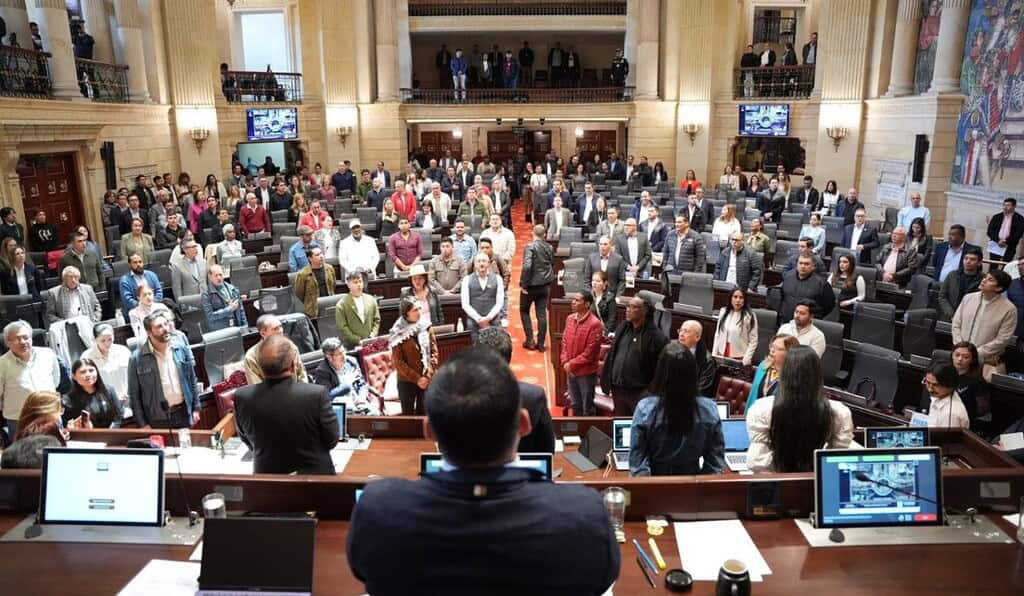 Debate sobre Reforma Pensional en Colombia. Foto: Tomada de X de la Cámara de Representantes.