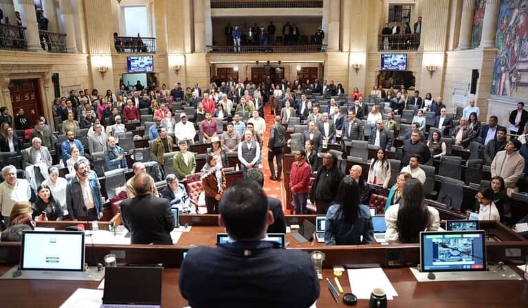 Debate sobre Reforma Pensional en Colombia. Foto: Tomada de X de la Cámara de Representantes.