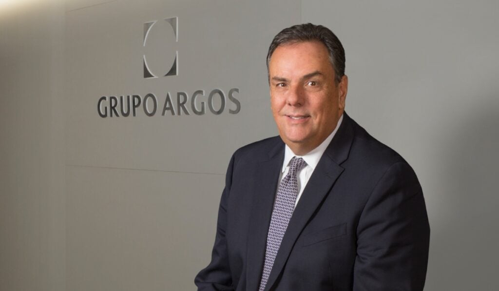 El presidente de Grupo Argos, Jorge Mario Velásquez