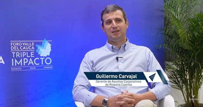 Riopaila Castilla multiplica iniciativas y transforma la tierra en progreso sostenible para Colombia Guillermo Carvajal, gerente de Asuntos Corporativos de Riopaila Castilla