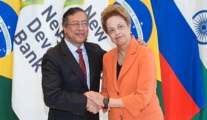 Gustavo Petro, presidente de Colombia y Dilma Rousseff