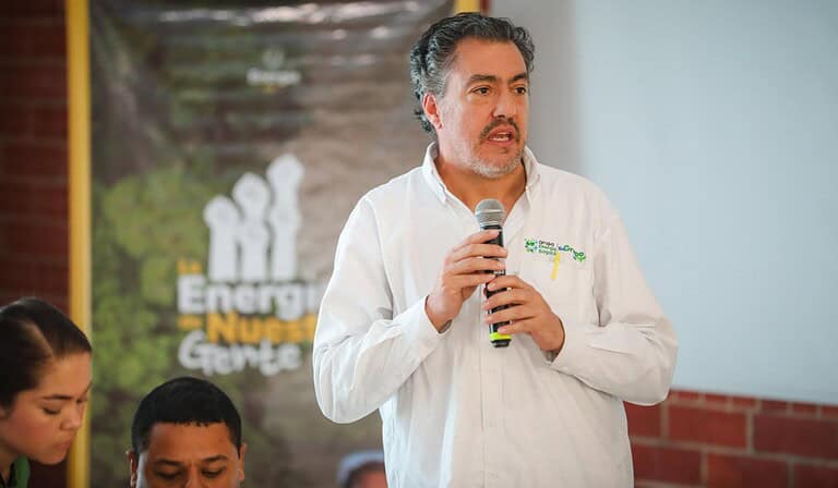 El presidente del Grupo Energía Bogotá, Juan Ricardo Ortega