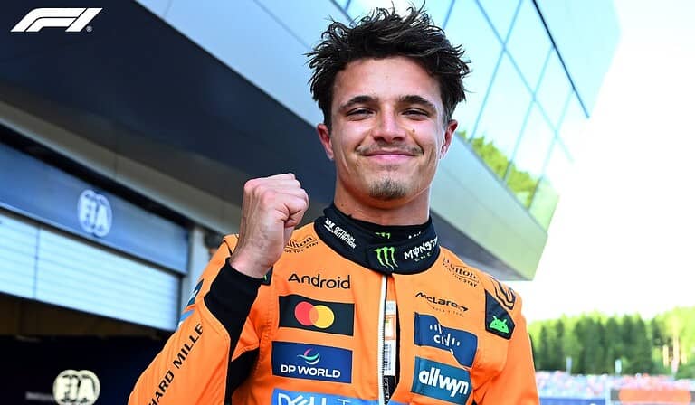 Lando Norris, de McLaren, con la pole en el Gran Premio de Austria