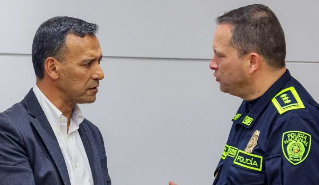 Ministro Pedro Sánches y General Carlos Triana