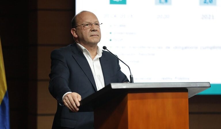 Ministro de Hacienda, Germán Ávila