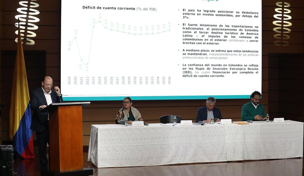 Lo que sí se dijo y lo que no se dijo sobre el IVA en nueva tributaria de Petro Presentación del Marco Fiscal de Mediano Plazo. Foto: Tomada de X de MinHacienda.