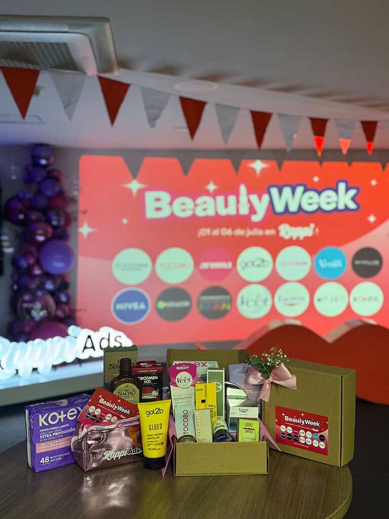 Algunos de los productos que tendrán descuentos durante la Beauty Week. Foto: cortesía Rappi.