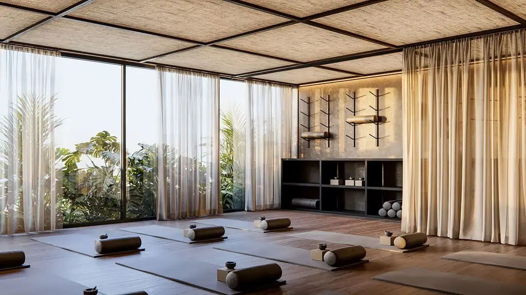 Importante sello de hoteles aterriza en Medellín con millonaria inversión: ¿De quién se trata? Espacio de bienestar del Wake BioHotel. Foto: cortesía DRIM.