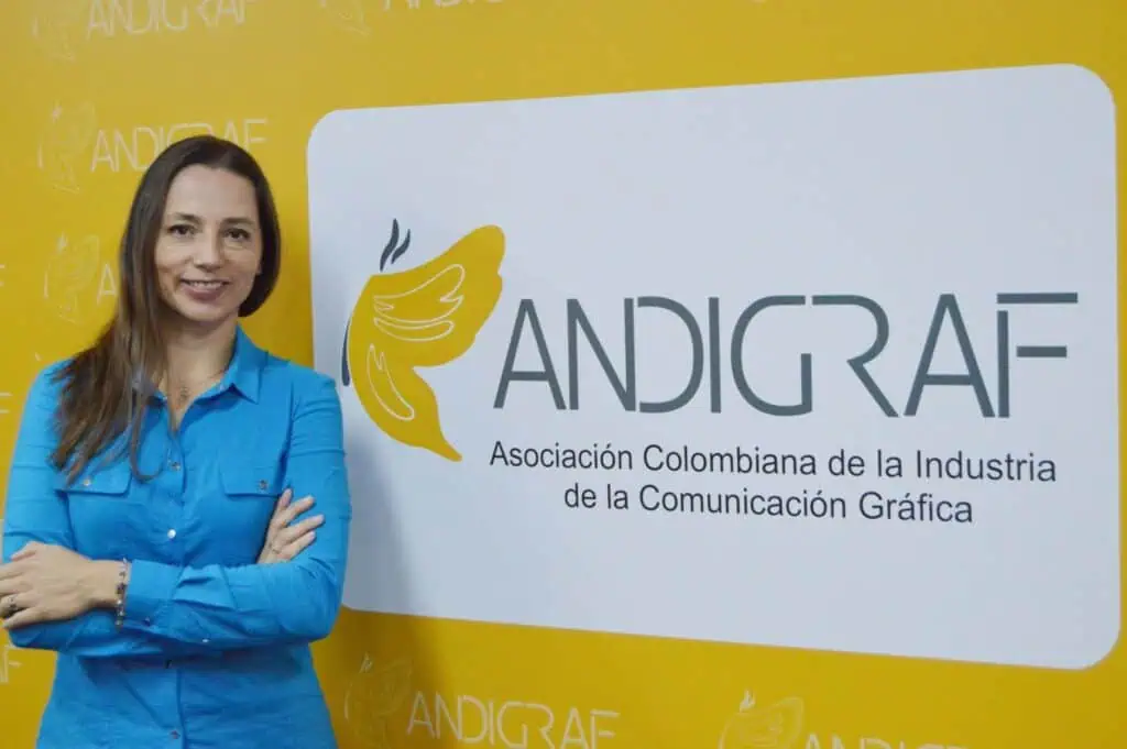 La industria gráfica se transforma: Andigráfica 2025 será vitrina de innovación, tecnología e inclusión Tatiana Duarte, directora ejecutiva de Andigraf. Foto: Andigraf.