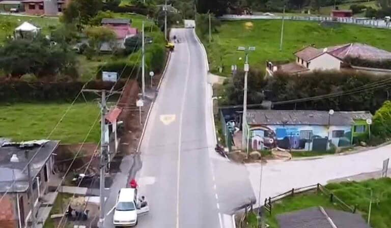 Vía La Calera - Bogotá que reduce tiempos de viaje