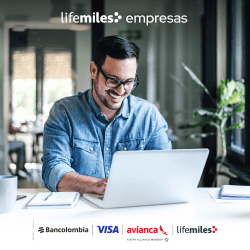 LifeMiles lanzó programa para empresas en alianza con Bancolombia. Foto: cortesía.