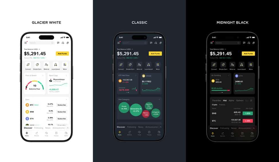 Nueva UI de Binance