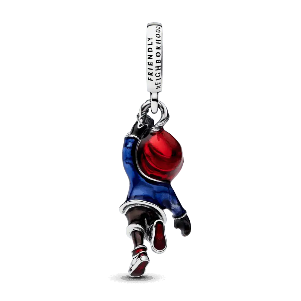 Así es la exclusiva pieza que Pandora creo para celebrar el Día de Spider-Man: ¿Cuánto vale? Los detalles del charm son esmaltados a mano. Foto: cortesía Pandora.