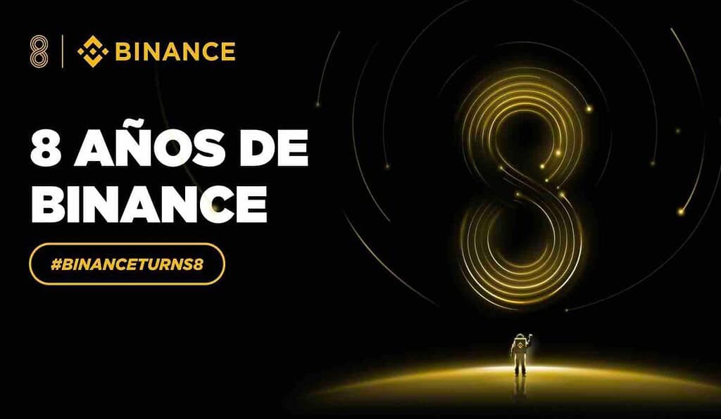 Binance 8 años
