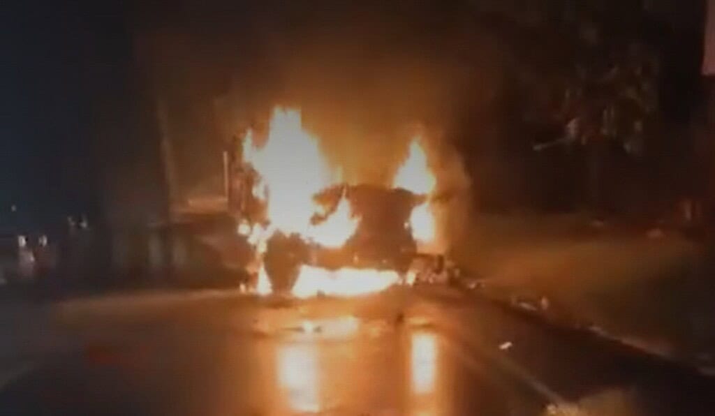 Atentado en vía Cali - Buenaventura