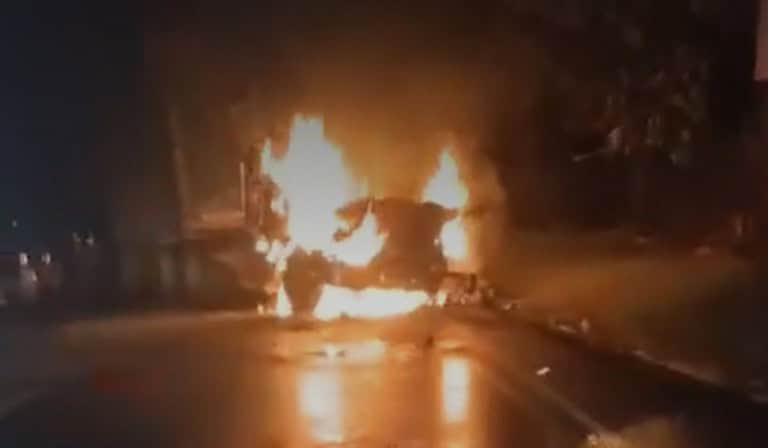 Atentado en vía Cali - Buenaventura