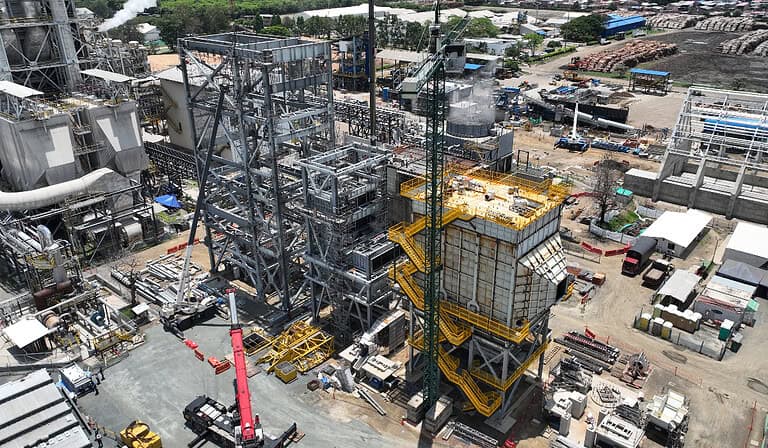 Caldera de biomasa de Smurfit Westrock