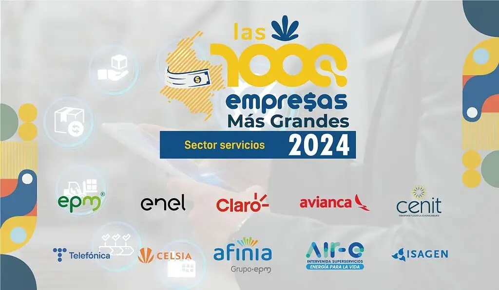 EPM y Enel lideran top de empresas de servicios; mientras sector disminuyó ingresos operacionales Empresas-más-grandes-del-sector-Sector-servicios