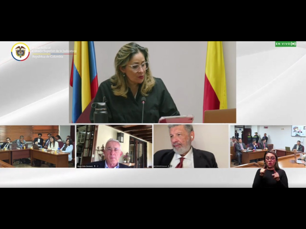 Lectura del fallo contra el expresidente Álvaro Uribe. 