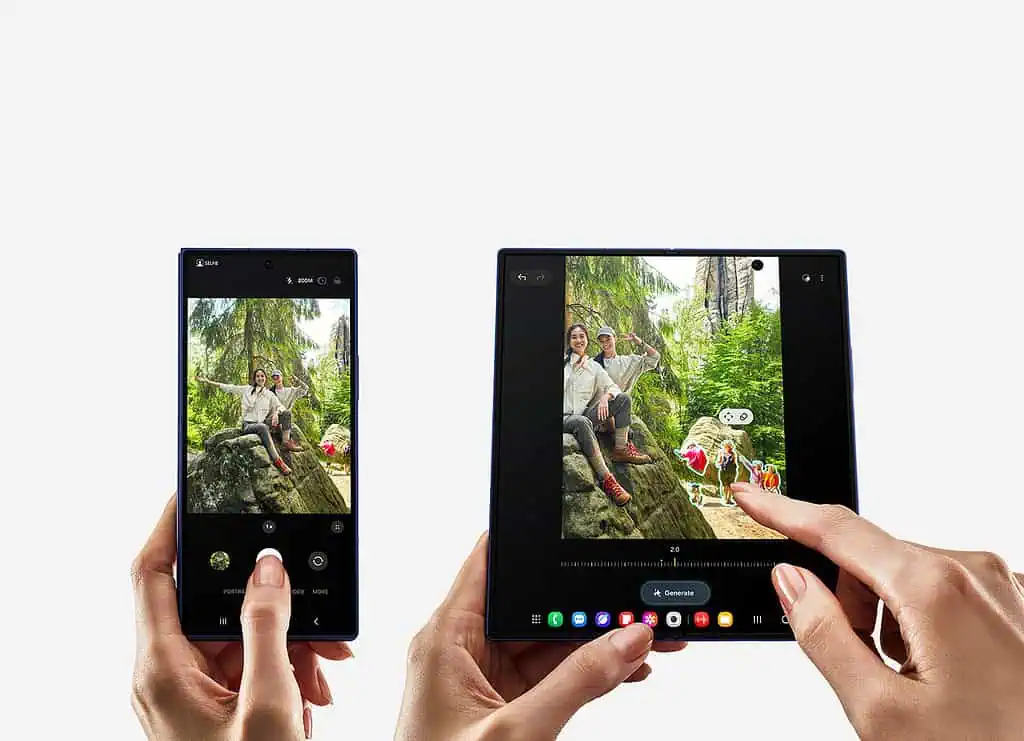 Samsung presentó nuevos celulares plegables y ultra delgados: ¿Cuándo llega a Colombia? Nuevo Samsung Galaxy Z Fold7. Foto: cortesía Samsung.