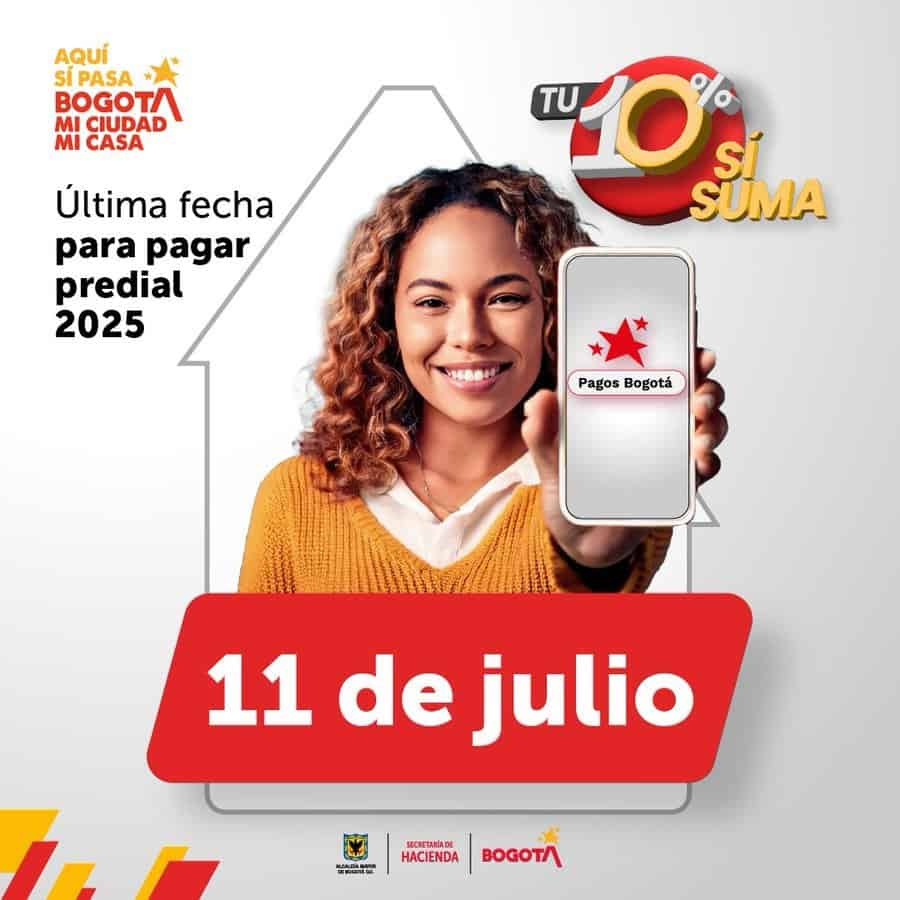 Se aproxima la fecha límite para pagar el impuesto predial en Bogotá sin sanciones