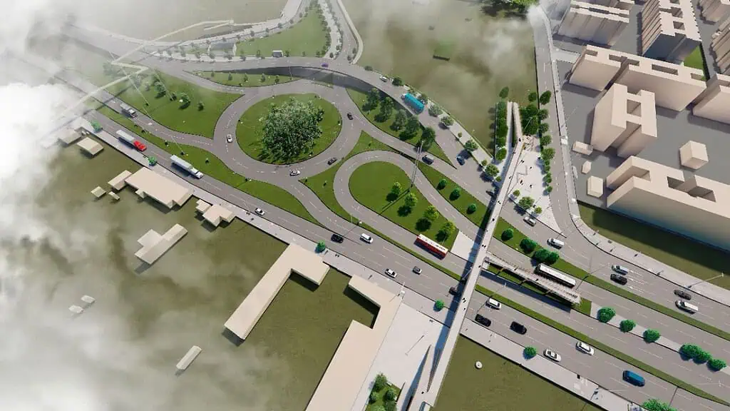 Circuito aeroportuario, tercer carril en vía a Medellín y obras de movilidad: los megaproyectos que vienen en Bogotá - Cundinamarca Intercambiador vial de la Calle 80